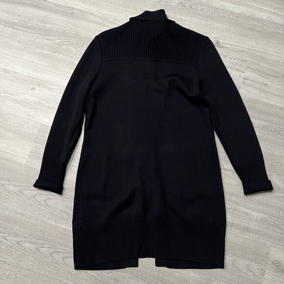 St John Sport Cardigan Coat Petite Small Black - Picture 2 of 6